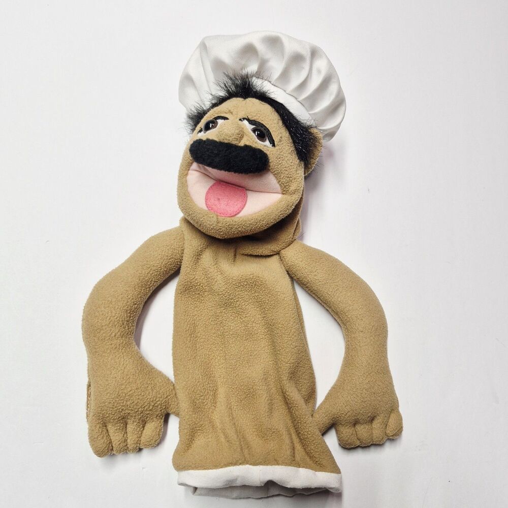 ​Melissa & Doug Chef Al Dente Hand Puppet Plush 2553 SML Chef Pee Pee Base